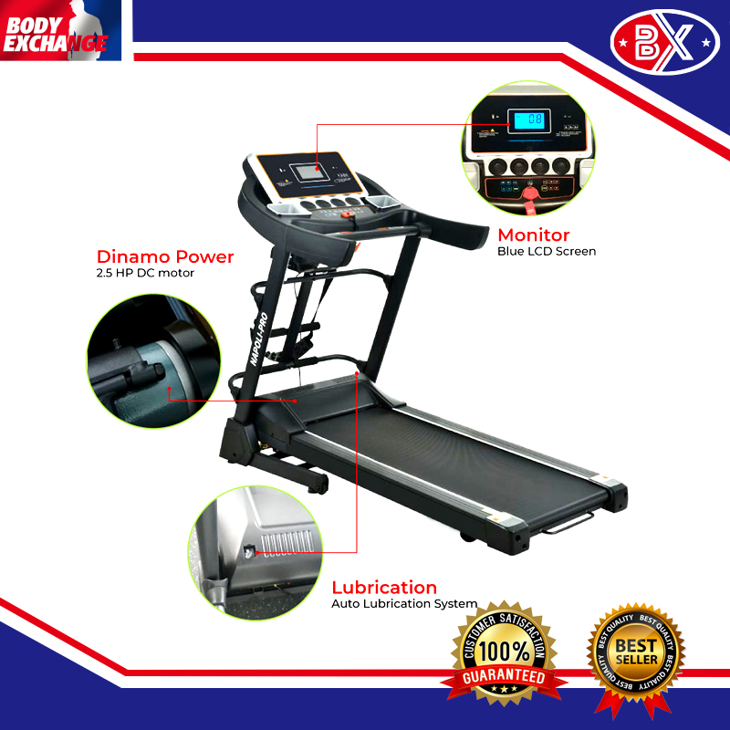 1-1.jpg Treadmill Electric Motorized Napoly Pro