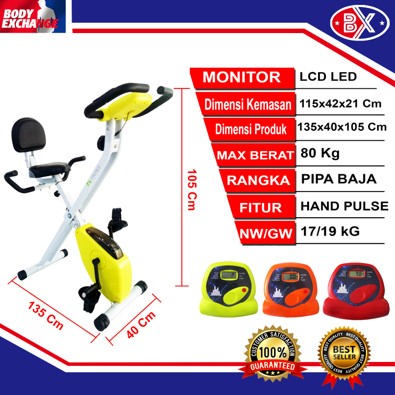 1-56.jpg Sepeda Statis TL-920 MERAH X-BIKE