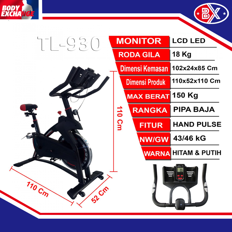 1-57.jpg Sepeda Statis TL-930 SPINNING BIKE